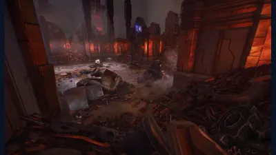 Official Awakening Protocol scene in the metallic ruins