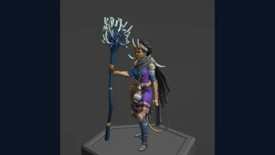 Official digital Boneshaper character animation study