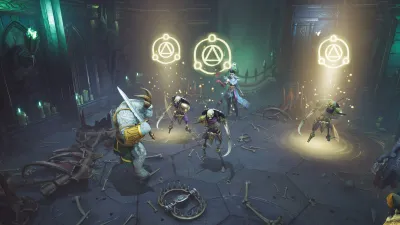Official digital Frosthaven mercenary party screenshot